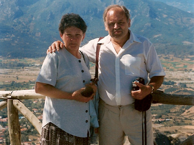 1996. Görögországban - Szüleim